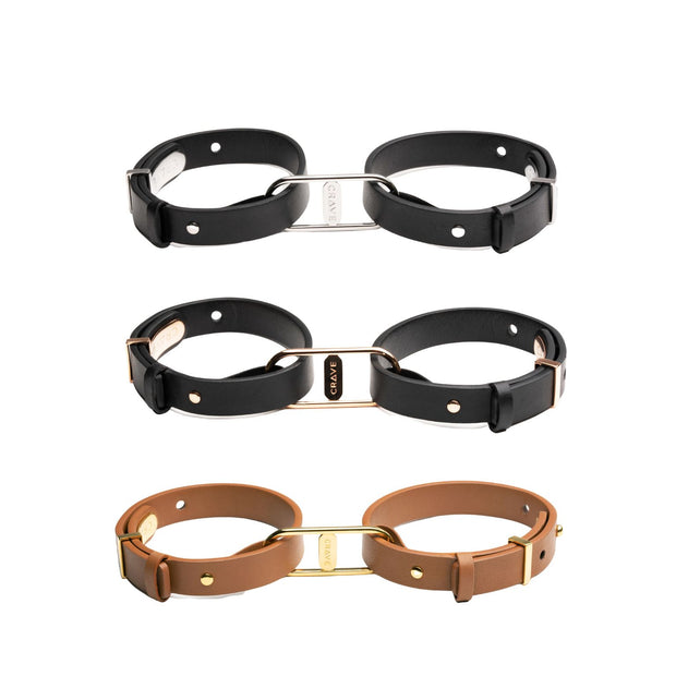 Crave - ICON Cuffs Black/Rose Gold