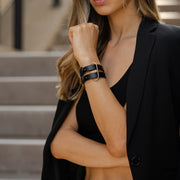 Crave - ICON Cuffs Black/Rose Gold