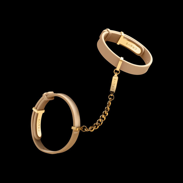 Crave - ID Handschellen - Beige