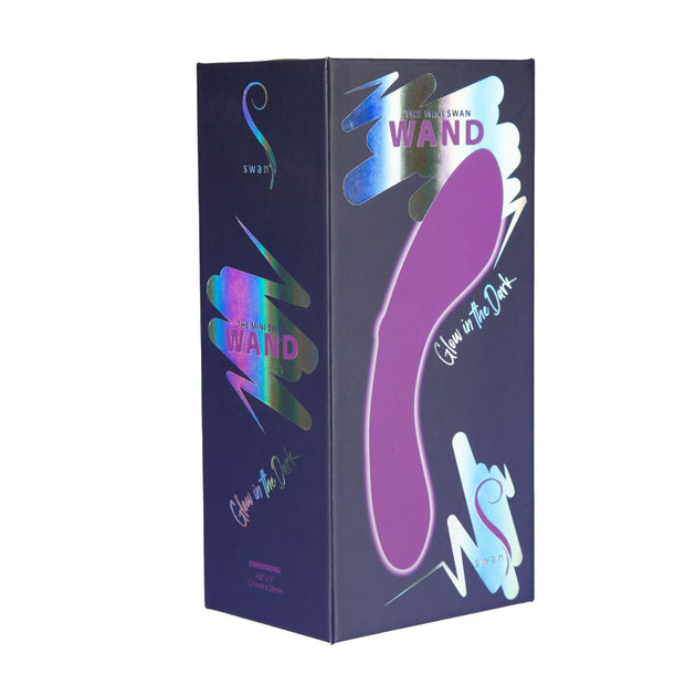 Swan - The Mini Swan Wand Glow In The Dark Purple
