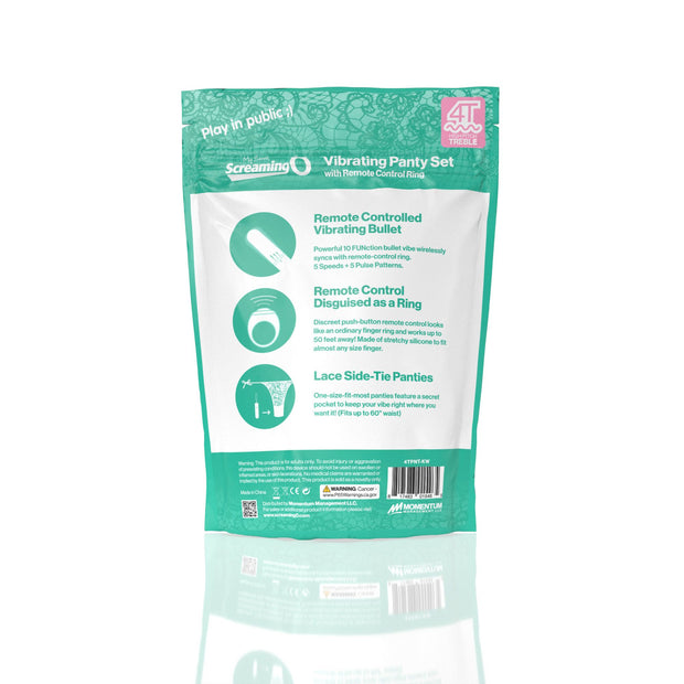 The Screaming O - My Secret Screaming O 4T Panty Vibe Kiwi