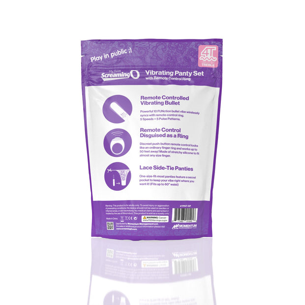 The Screaming O - My Secret Screaming O 4T Panty Vibe Grape