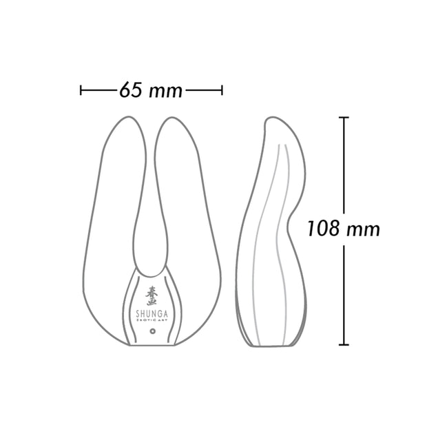 Shunga - Aiko Intimate Massager Black