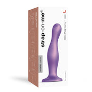 Strap-On-Me - Dildo Plug Curvy Metallic Purple L