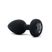 B-Vibe - Vibrating Jewel Plug M/L Black Diamond
