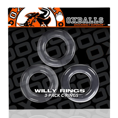 Oxballs - Willy Rings 3-pack Cockrings Clear