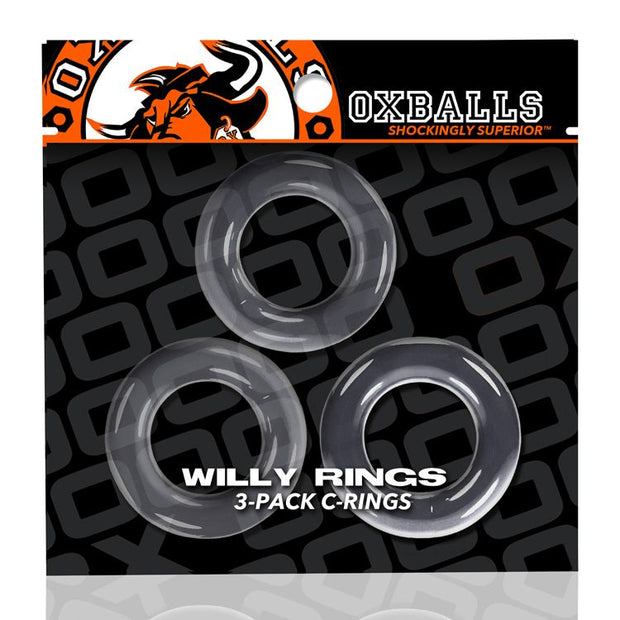 Oxballs - Willy Rings 3-pack Cockrings Clear