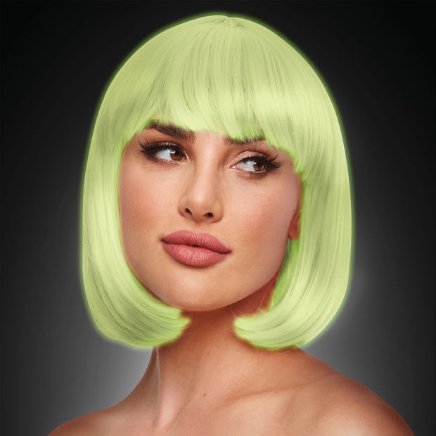 Pleasure Wigs - Pruik Cici Pink Glow in the Dark