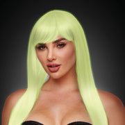 Pleasure Wigs - Pruik Amber White Glow in the Dark
