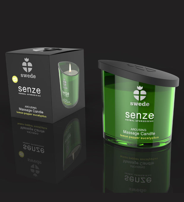 Swede - Senze Arousing Massage Candle Lemon Pepper Eucalyptus 50 ml