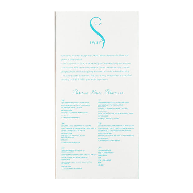 Swan - The Kissing Swan Rotating & Vibrating Blue