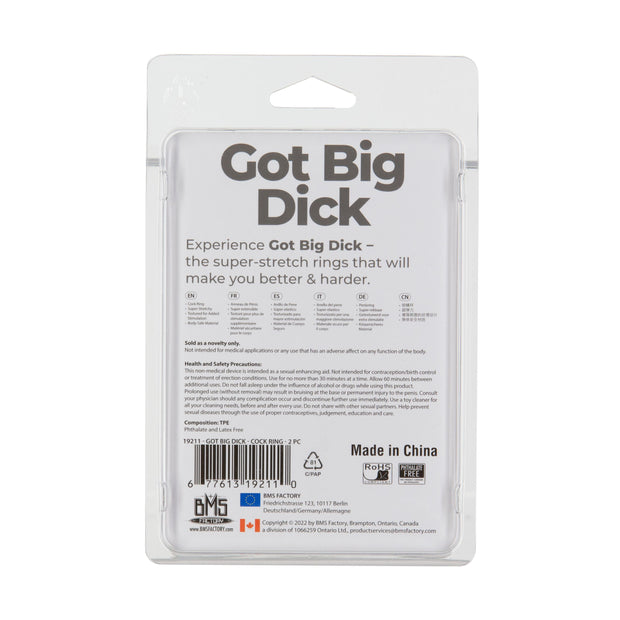 PowerBullet - Got Big Dick 2 Pack Rings