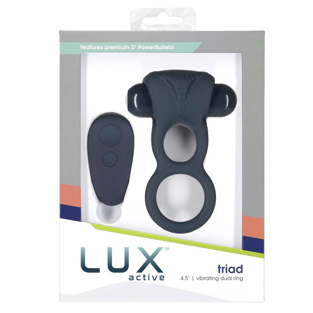 Lux Active – TRIAD Vibrations-Doppelring – Blau