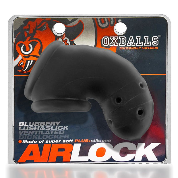 Oxballs - Airlock Air-Lite Vented Chastity Black Ice