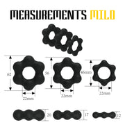 Velv'Or - Rooster Milo Pack Set of Robust Cock Rings