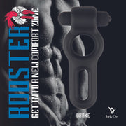 Velv'Or - Rooster Drake Double Ring Design Cock Ring with Vibrating Bullet