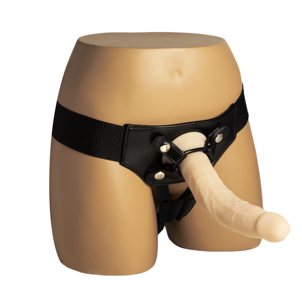 Naked Addiction - 22,8 cm Silicone Bendable Dual Density Dildo Vanilla