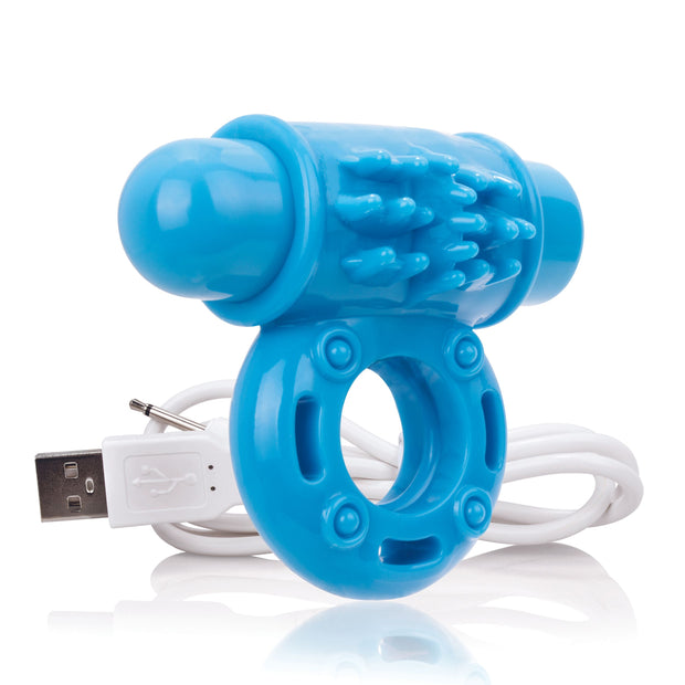 The Screaming O - Charged OWow Vibe Ring Blue