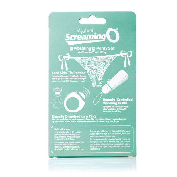 The Screaming O - Remote Control Panty Vibe White