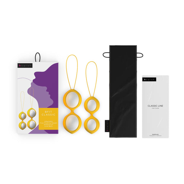 B Swish - bfit Classic Kegel Balls Marigold