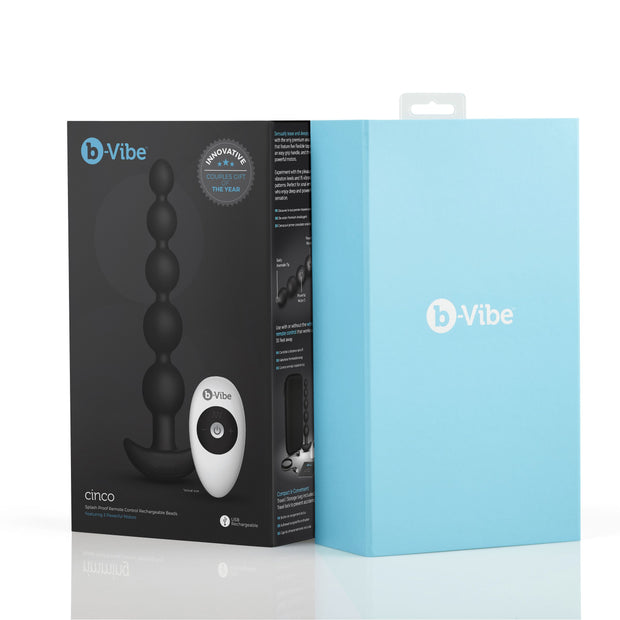 B-Vibe - Cinco Anal Beads Black