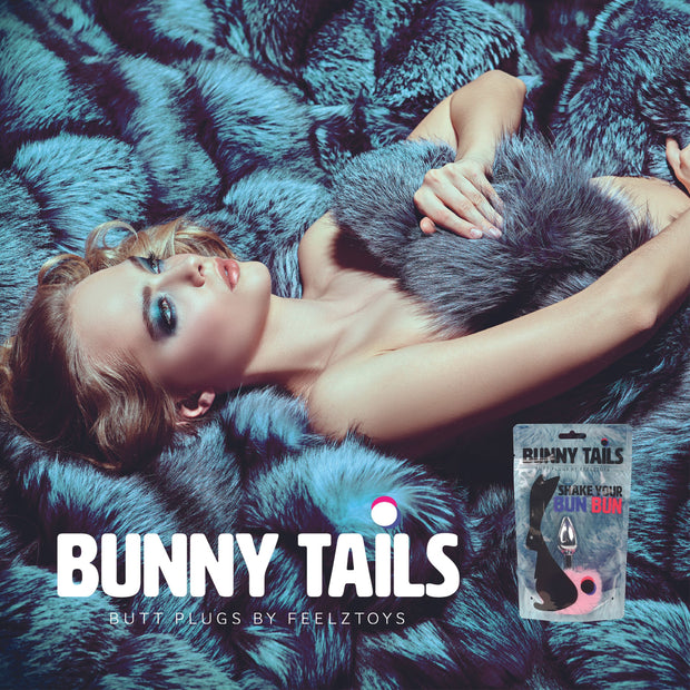 FeelzToys - Bunny Tails Buttplug Rosa