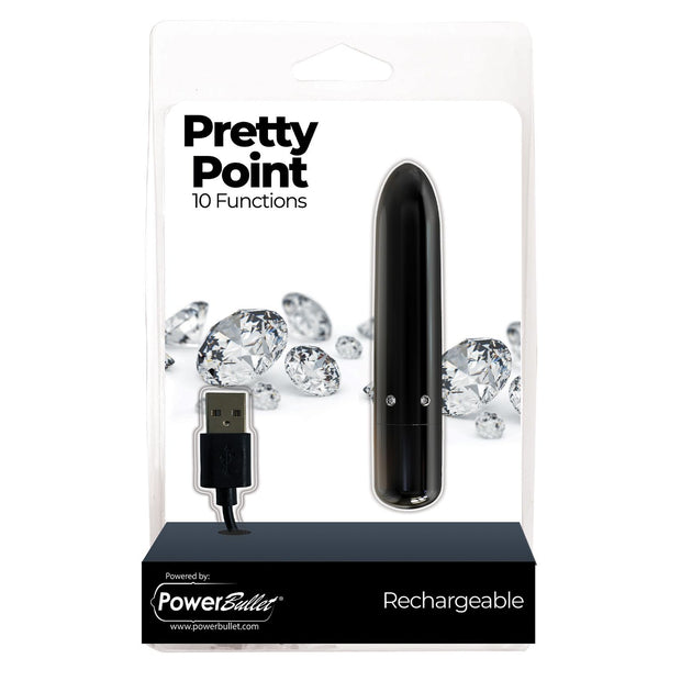 PowerBullet - Pretty Point Vibrator 10 Function Black