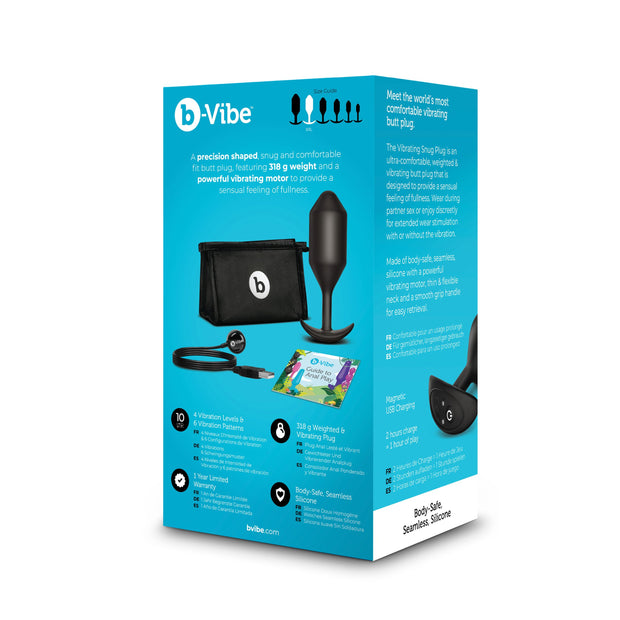 B-Vibe - Vibrating Snug Plug 5 (XXL) Black