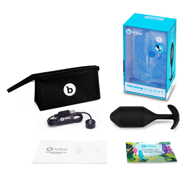 B-Vibe - Vibrating Snug Plug 5 (XXL) Black
