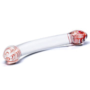 Glas - Red Head Double Glass Dildo