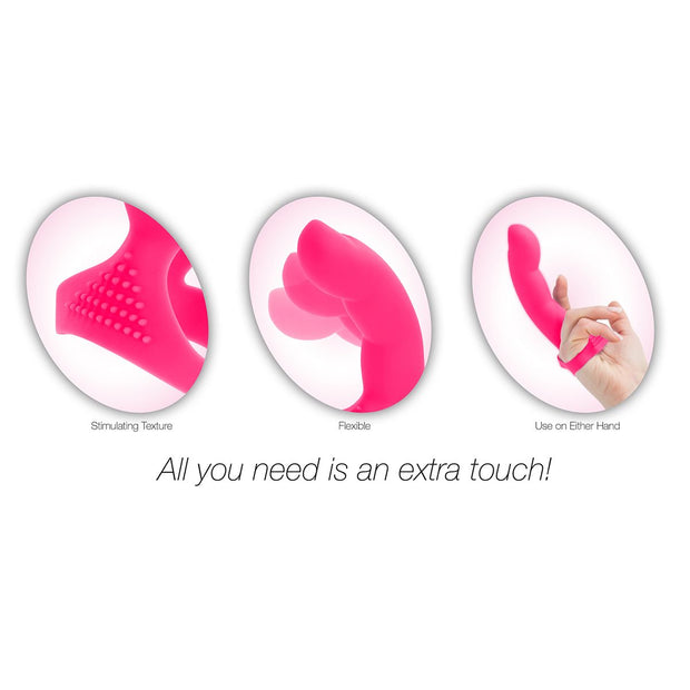 PowerBullet - Extra Touch Finger Dong Pink