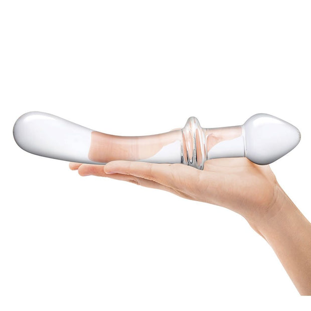 Glas - Classic Curved Dual-Ended Dildo