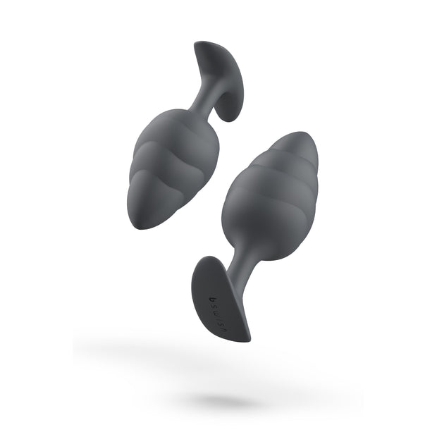 B Swish - bfilled Basic Plus Wave Slate