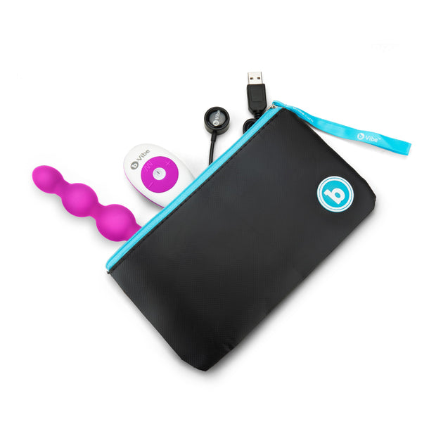 B-Vibe - Triplet Anal Beads Fuchsia