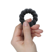 Rocks-Off - Twist Penisring - Schwarz Liquid-Silikon