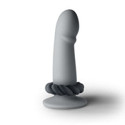 Rocks-Off - Twist Penisring - Schwarz Liquid-Silikon