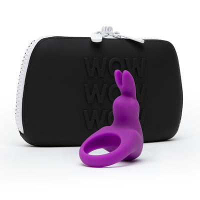 Happy Rabbit – 2-teiliges Cockring-Set – Vibrierend