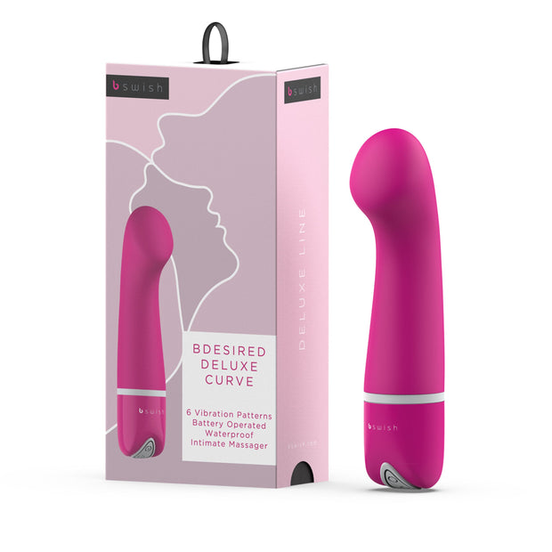 B Swish - bdesired Deluxe Curve Vibrator Rose