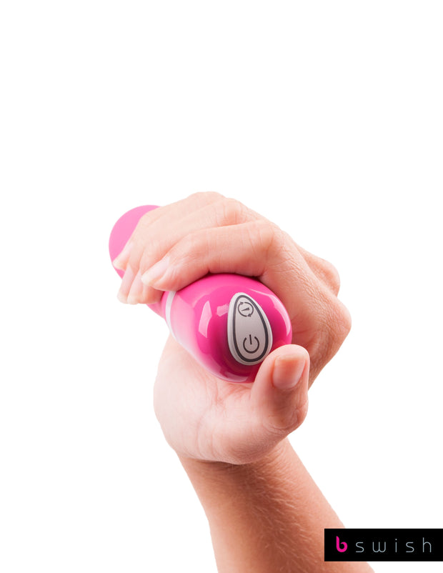 B Swish - bdesired Deluxe Curve Vibrator Rose