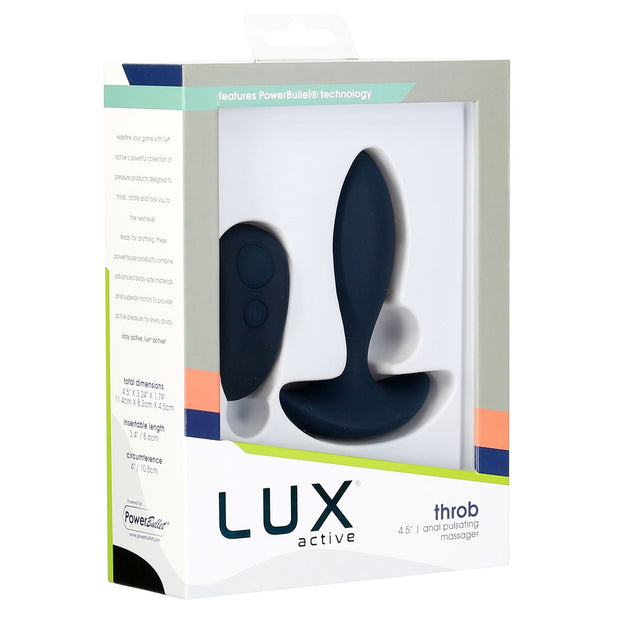 LUX Active – Throb Pulsierender Anal Massager – Blau