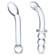 Glas - G-Spot Pleasure Glass Dildo Set 2 pcs