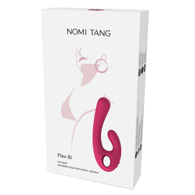 Nomi Tang - Flex Bi Bendable Dual Stimulation Vibrator Red Violet