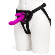Happy Rabbit – Vibrations-Strap-On Set – Magenta
