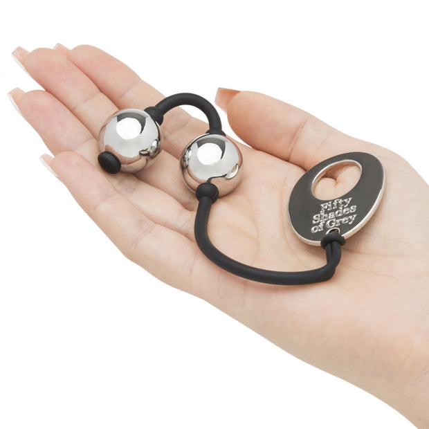 Fifty Shades of Grey – INNER GODDESS Mini Liebeskugeln – 85g Silber