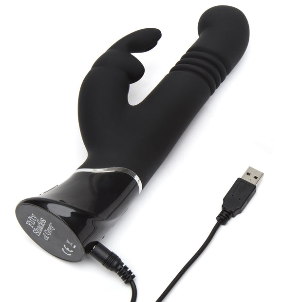 Fifty Shades of Grey – GREEDY GIRL Stoßender G-Punkt Vibrator – Schwarz
