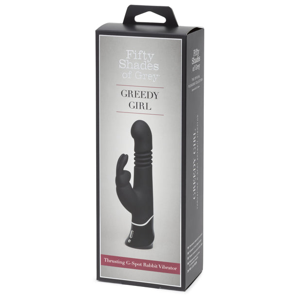 Fifty Shades of Grey – GREEDY GIRL Stoßender G-Punkt Vibrator – Schwarz