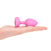 B-Vibe - Vibrating Heart Plug S/M Pink