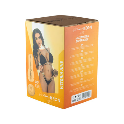 Kiiroo - Keon Kombi-Set mit Feel Victoria June Masturbator - Schwarz