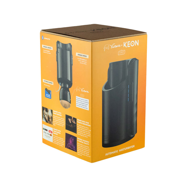 Kiiroo - Keon Kombi-Set mit Feel Victoria June Masturbator - Schwarz