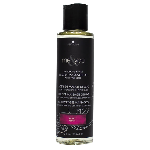 Sensuva - Me & You Berry Flirty Massage Oil 125 ml